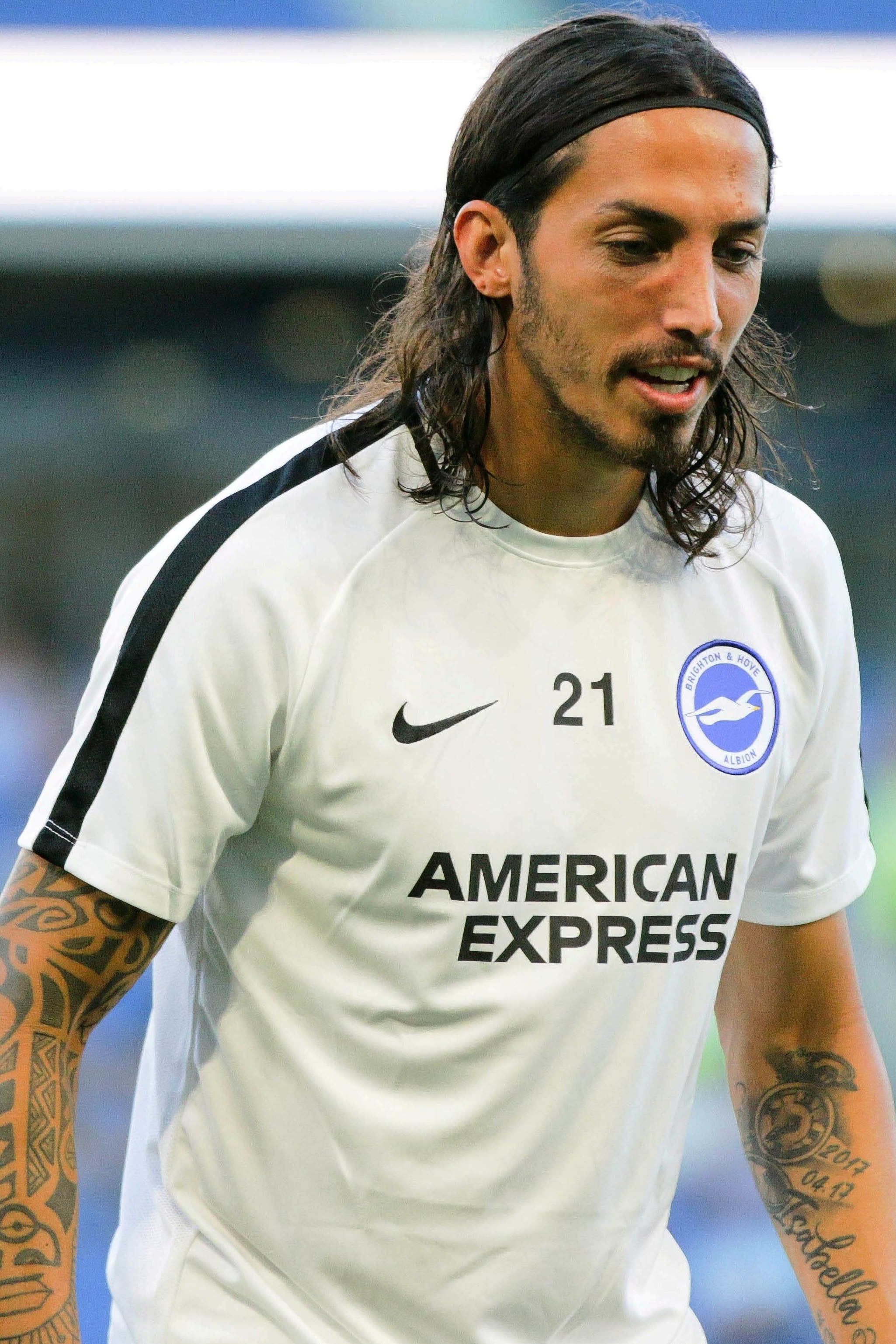 Ritratto del calciatore Ezequiel Schelotto in maglia rossazzurra del Calcio Catania — Licenza: Pubblico Dominio (Scadenza termini d'autore) — Crediti: Wikimedia Commons Contributors