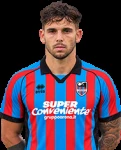 Ritratto in divisa da gara dell'attaccante del Catania Emmanuele Pio Cicerelli — Licenza: Creative Commons CC BY-SA 4.0 — Crediti: Archivio Storico Calcio Catania