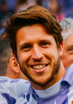 Ritratto del calciatore Sergio Gontán in maglia rossazzurra del Calcio Catania — Licenza: Pubblico Dominio (Scadenza termini d'autore) — Crediti: Wikimedia Commons Contributors