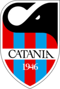 Stemma provvisorio del Catania SSD adottato nella vincente stagione di Serie D 2022-2023