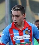 Ritratto del calciatore Gabriele Capanni in maglia rossazzurra del Calcio Catania — Licenza: Creative Commons CC BY-SA 4.0 — Crediti: Archivio Storico Calcio Catania