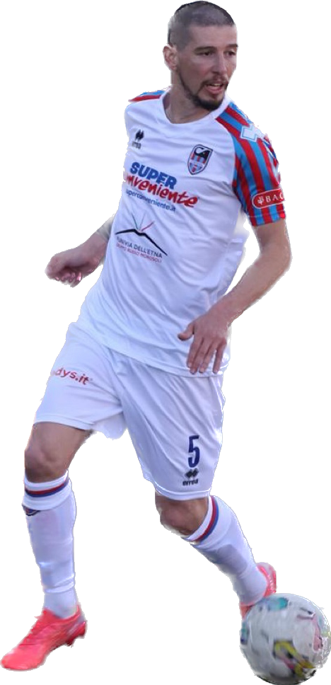 Ritratto del calciatore Francesco Rapisarda in maglia rossazzurra del Calcio Catania — Licenza: Creative Commons CC BY-SA 4.0 — Crediti: Archivio Storico Calcio Catania