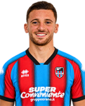 Ritratto del calciatore Giovanni Bruzzaniti in maglia rossazzurra del Calcio Catania — Licenza: Creative Commons CC BY-SA 4.0 — Crediti: Archivio Storico Calcio Catania