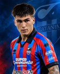 Ritratto del calciatore Nicolò Cavuoti in maglia rossazzurra del Calcio Catania — Licenza: Creative Commons CC BY-SA 4.0 — Crediti: Archivio Storico Calcio Catania