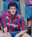Ritratto del calciatore Leonardo Vanzetto in maglia rossazzurra del Calcio Catania — Licenza: Creative Commons CC BY-SA 4.0 — Crediti: Archivio Storico Calcio Catania
