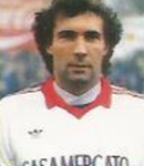 Ritratto del calciatore Nazzareno Canuti in maglia rossazzurra del Calcio Catania — Licenza: Creative Commons CC BY-SA 4.0 — Crediti: Archivio Storico Calcio Catania