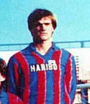 Ritratto del calciatore Mirco Paganelli in maglia rossazzurra del Calcio Catania — Licenza: Creative Commons CC BY-SA 4.0 — Crediti: Archivio Storico Calcio Catania