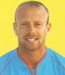 Ritratto del calciatore Gianluca Falsini in maglia rossazzurra del Calcio Catania — Licenza: Creative Commons CC BY-SA 4.0 — Crediti: Archivio Storico Calcio Catania