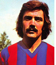 Ritratto del calciatore Carlo Guasti in maglia rossazzurra del Calcio Catania — Licenza: Creative Commons CC BY-SA 4.0 — Crediti: Archivio Storico Calcio Catania