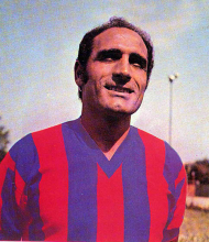 Ritratto del calciatore Ubaldo Spanio in maglia rossazzurra del Calcio Catania — Licenza: Creative Commons CC BY-SA 4.0 — Crediti: Archivio Storico Calcio Catania