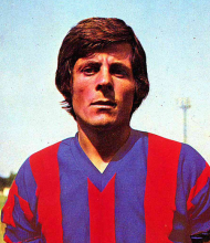Ritratto del calciatore Angelo Volpato in maglia rossazzurra del Calcio Catania — Licenza: Creative Commons CC BY-SA 4.0 — Crediti: Archivio Storico Calcio Catania