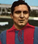 Ritratto del calciatore Bruno Petroni in maglia rossazzurra del Calcio Catania — Licenza: Creative Commons CC BY-SA 4.0 — Crediti: Archivio Storico Calcio Catania