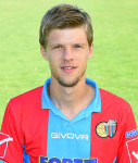 Ritratto del calciatore Filip Jankovic in maglia rossazzurra del Calcio Catania — Licenza: Creative Commons CC BY-SA 4.0 — Crediti: Archivio Storico Calcio Catania
