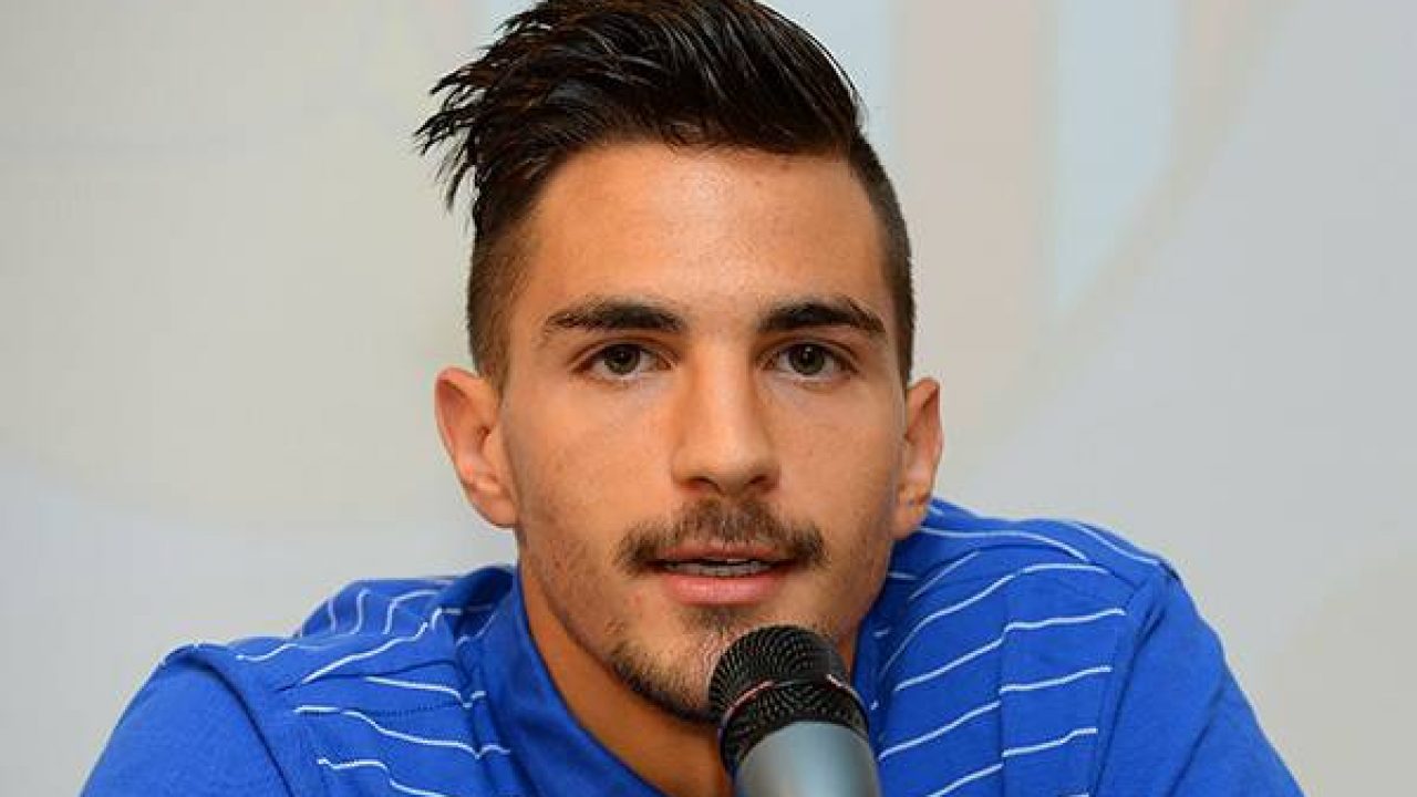 Ritratto del calciatore Loris Bacchetti in maglia rossazzurra del Calcio Catania — Licenza: Creative Commons CC BY-SA 4.0 — Crediti: Archivio Storico Calcio Catania