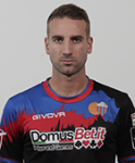 Ritratto del calciatore Matteo Pisseri in maglia rossazzurra del Calcio Catania — Licenza: Creative Commons CC BY-SA 4.0 — Crediti: Archivio Storico Calcio Catania