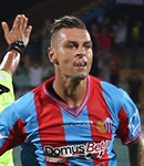 Ritratto del calciatore Demiro Pozzebon in maglia rossazzurra del Calcio Catania — Licenza: Creative Commons CC BY-SA 4.0 — Crediti: Archivio Storico Calcio Catania