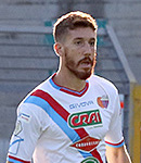 Ritratto del calciatore Lorenzo Saporetti in maglia rossazzurra del Calcio Catania — Licenza: Creative Commons CC BY-SA 4.0 — Crediti: Archivio Storico Calcio Catania