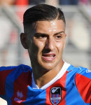 Ritratto del calciatore Giuseppe De Luca in maglia rossazzurra del Calcio Catania — Licenza: Creative Commons CC BY-SA 4.0 — Crediti: Archivio Storico Calcio Catania