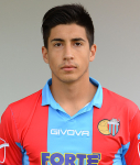 Ritratto del calciatore Juan Ramos in maglia rossazzurra del Calcio Catania — Licenza: Creative Commons CC BY-SA 4.0 — Crediti: Archivio Storico Calcio Catania